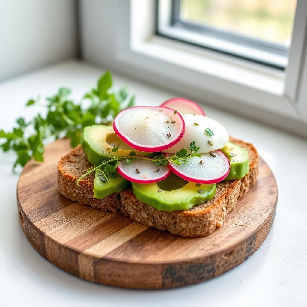 Sauerteigbrot mit Avocado